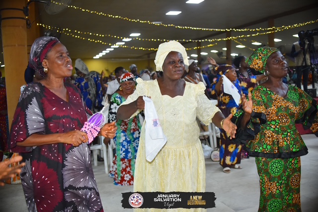Women Dancing with White Handkerchiefs
